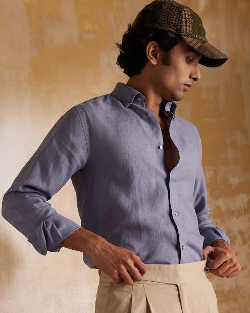 Linen shirt levender